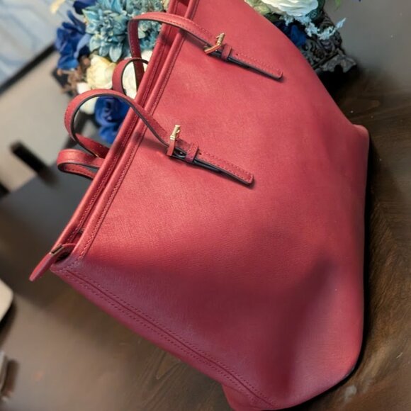 O2 MICHAEL KORS Cranberry Large Tote (NWOT) - Picture 6 of 10